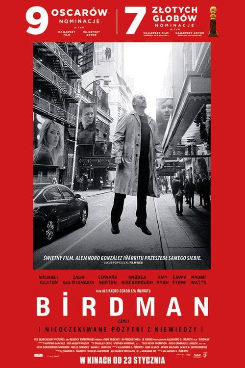 Birdman czyli (nieoczekiwane pożytki z niewiedzy) (2014) • Sprawdź źródła na Vider
